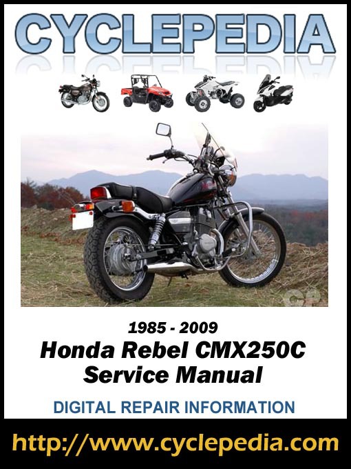 Title details for Honda CMX250C Rebel 250 1985-2009 Service Manual by Cyclepedia Press LLC - Wait list